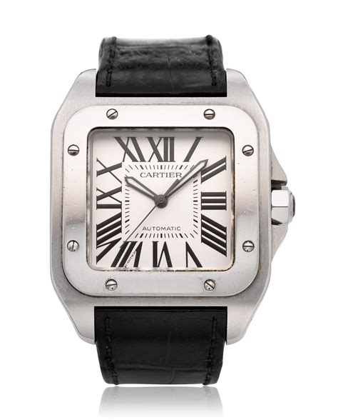 cartier santos 100 replica watch|cartier santos 100 price list.